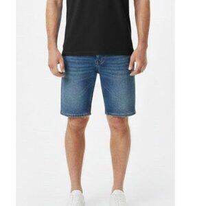 Classic Blue Jean Shorts for Men Large Stretchy